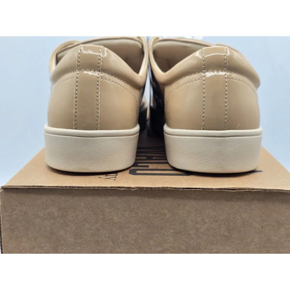 NEW Revitalign Orthotic Tan Solid Sneakers Malibu‎ Bella Patent Sz 8.5 W